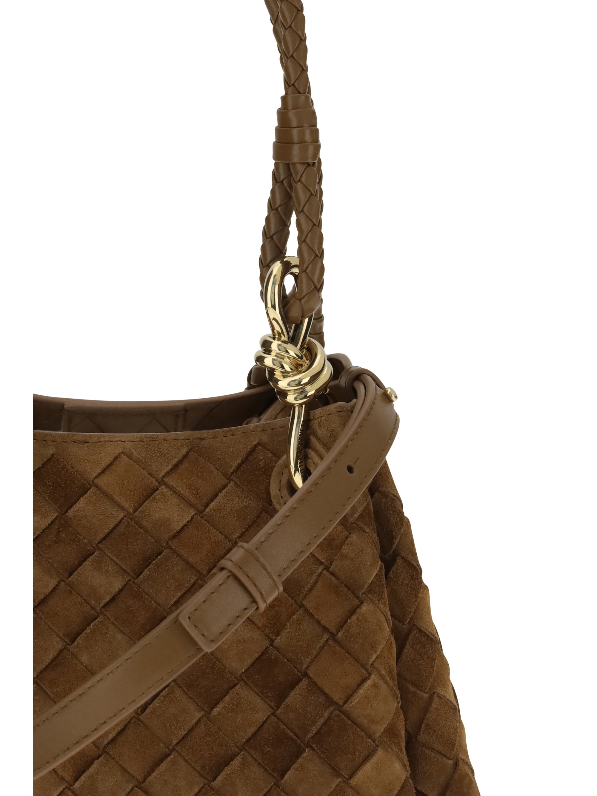 parachute small suede handbag