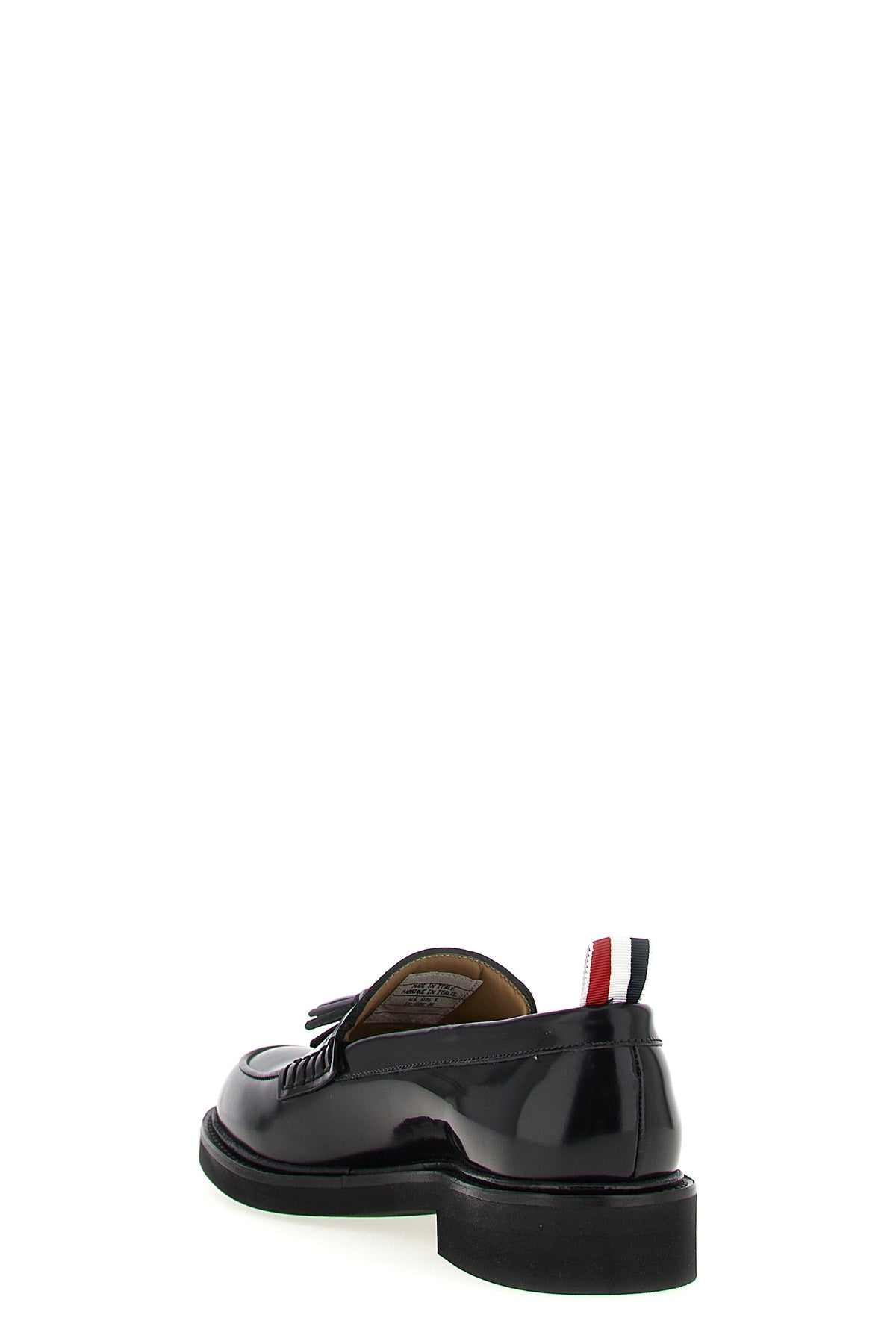 polished calf leather loafers