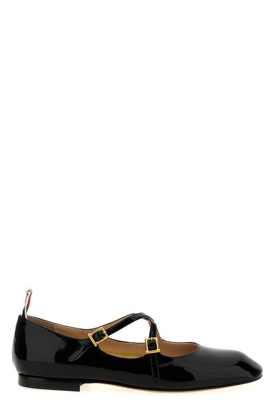 thom john patent leather ballet flats