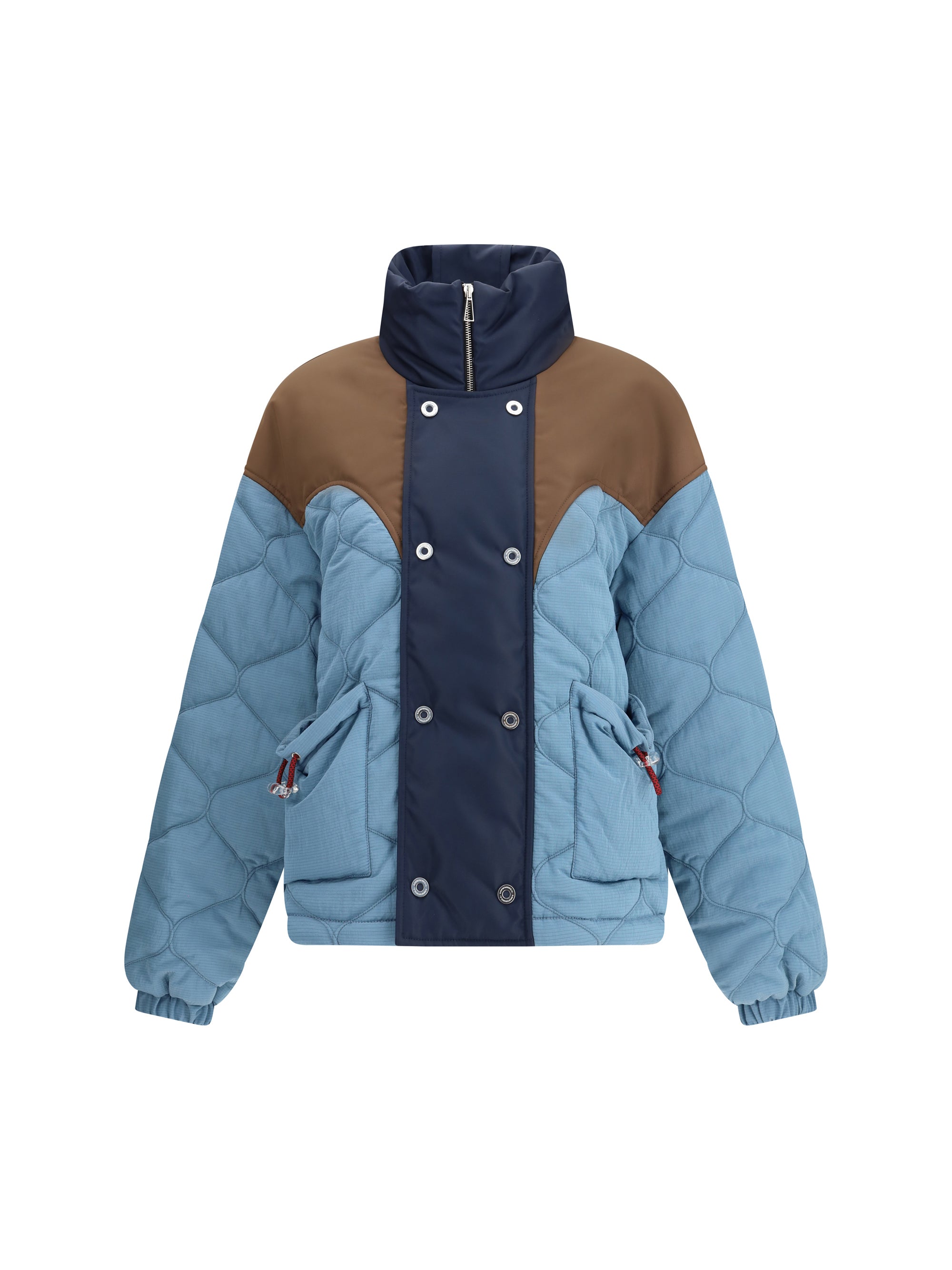 double-breasted down jacket