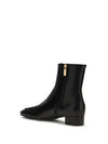 shadow ban leather ankle boots