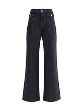 7FOR 24 lotta wide leg jeans