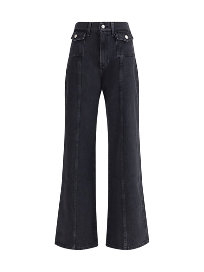 7FOR 24 lotta wide leg jeans