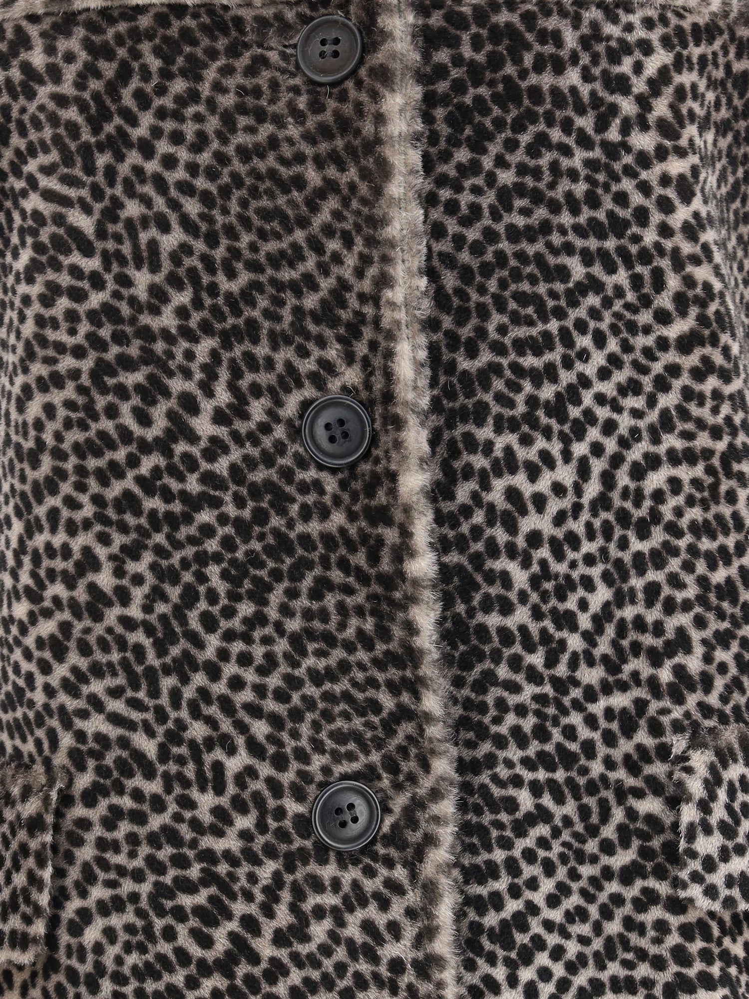 SALVATORE SANTORO 40 spotted patterned fur jacket