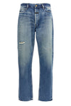 straight 5 pocket cotton denim jeans