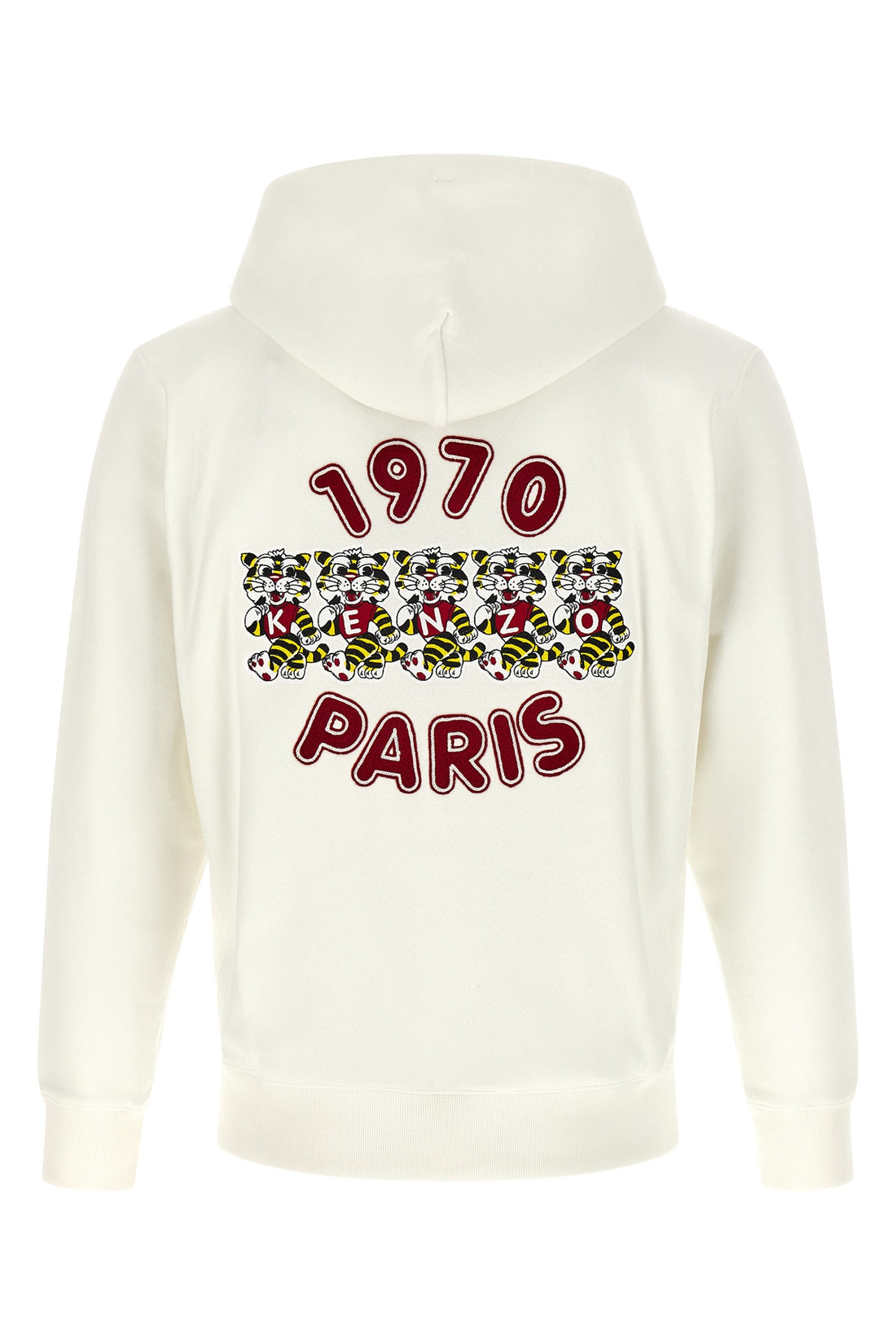 KENZO L wild tiger embroidered hoodie