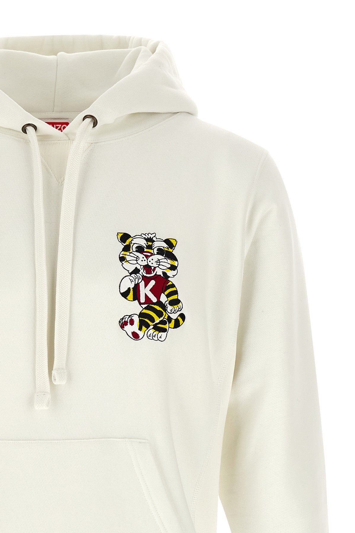 wild tiger embroidered hoodie
