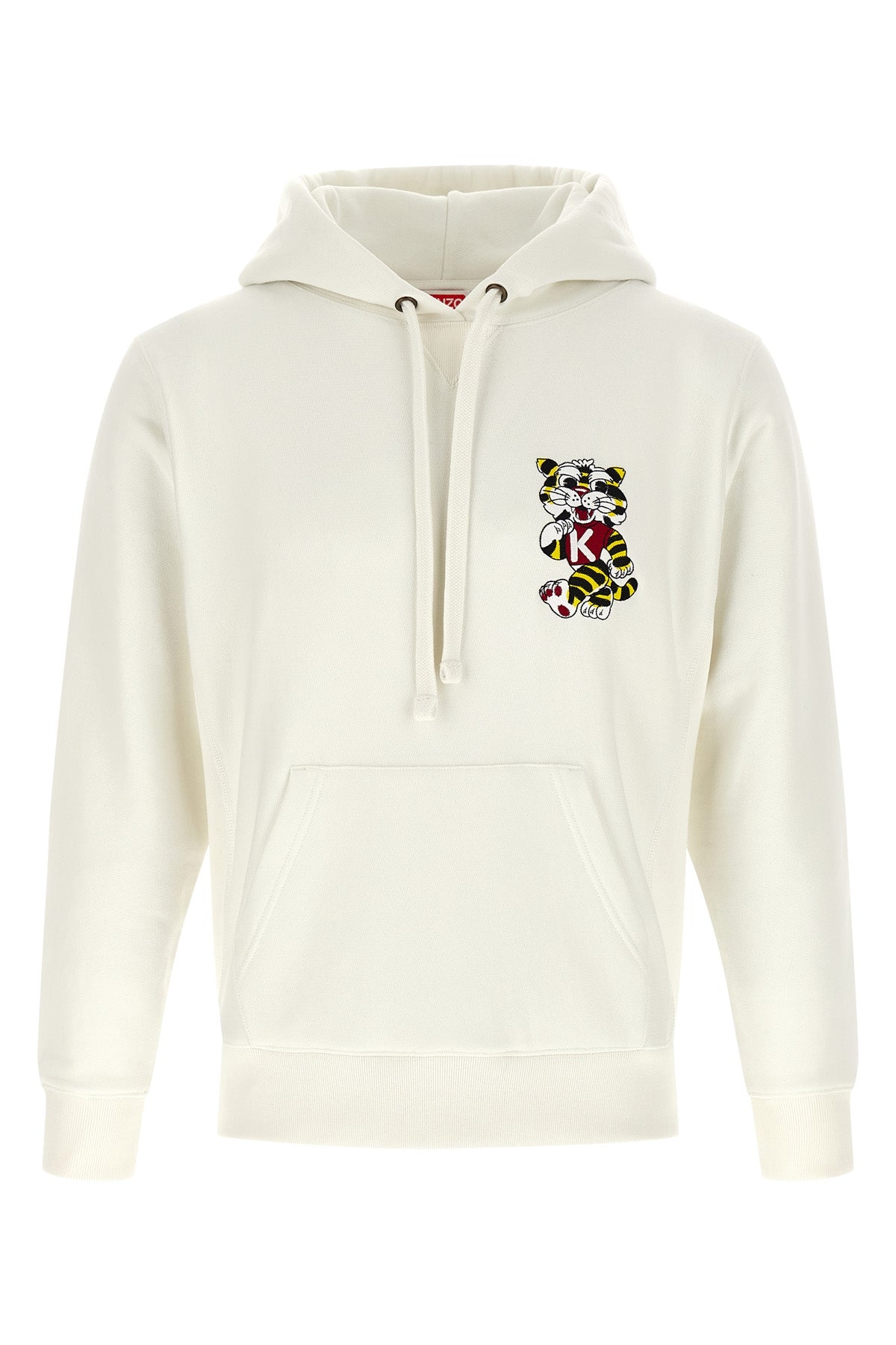 wild tiger embroidered hoodie