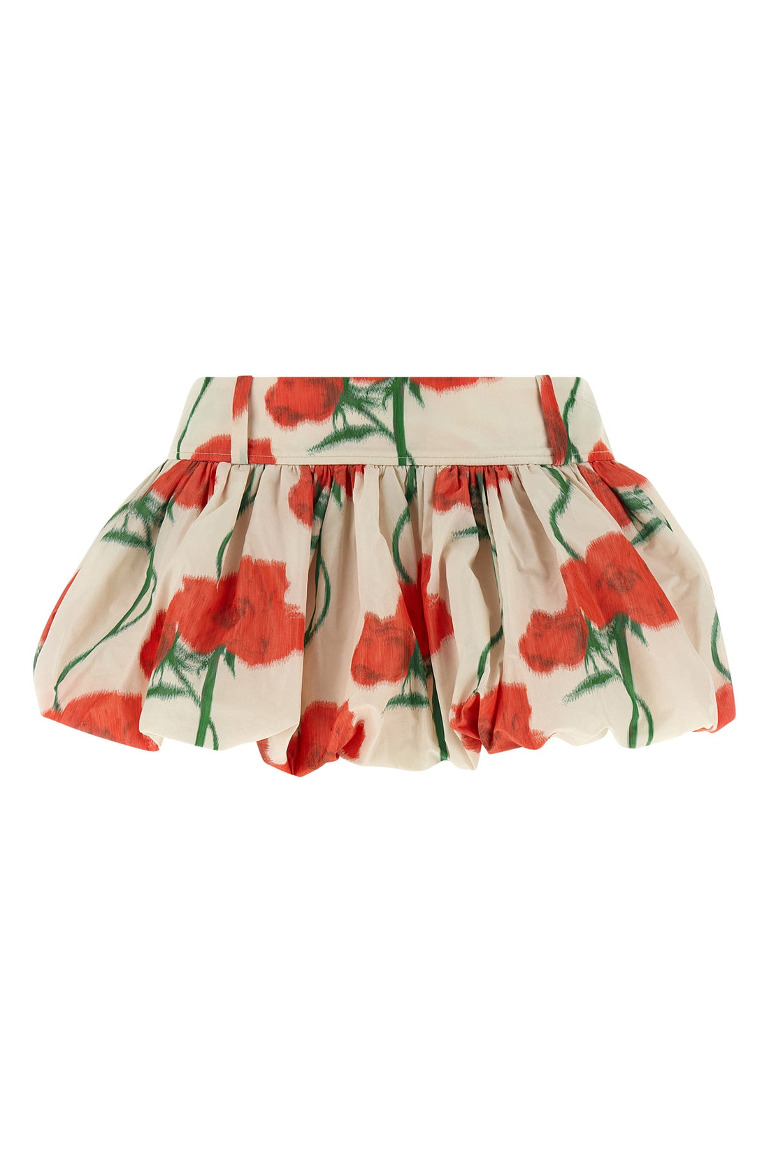 KENZO 34 all-over mini skirt in taffeta kenzo archive rose print