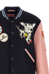 kenzo badges wool jacket