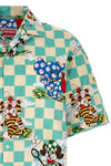 all over kenzo cartoon patterned hawaiian cotton shirt