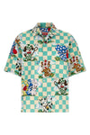 all over kenzo cartoon patterned hawaiian cotton shirt