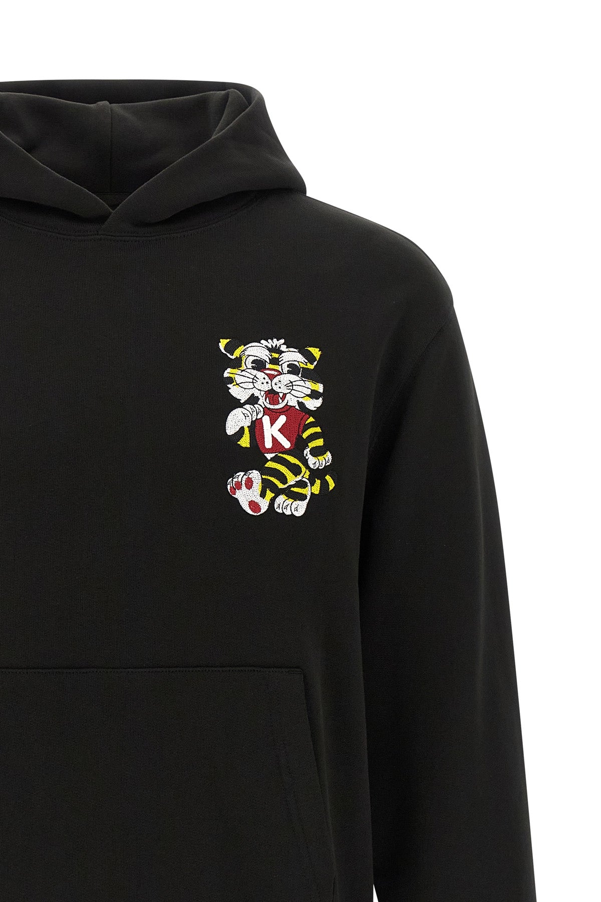 wild tiger embroidered hoodie