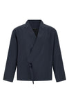 viscose and wool blend blazer