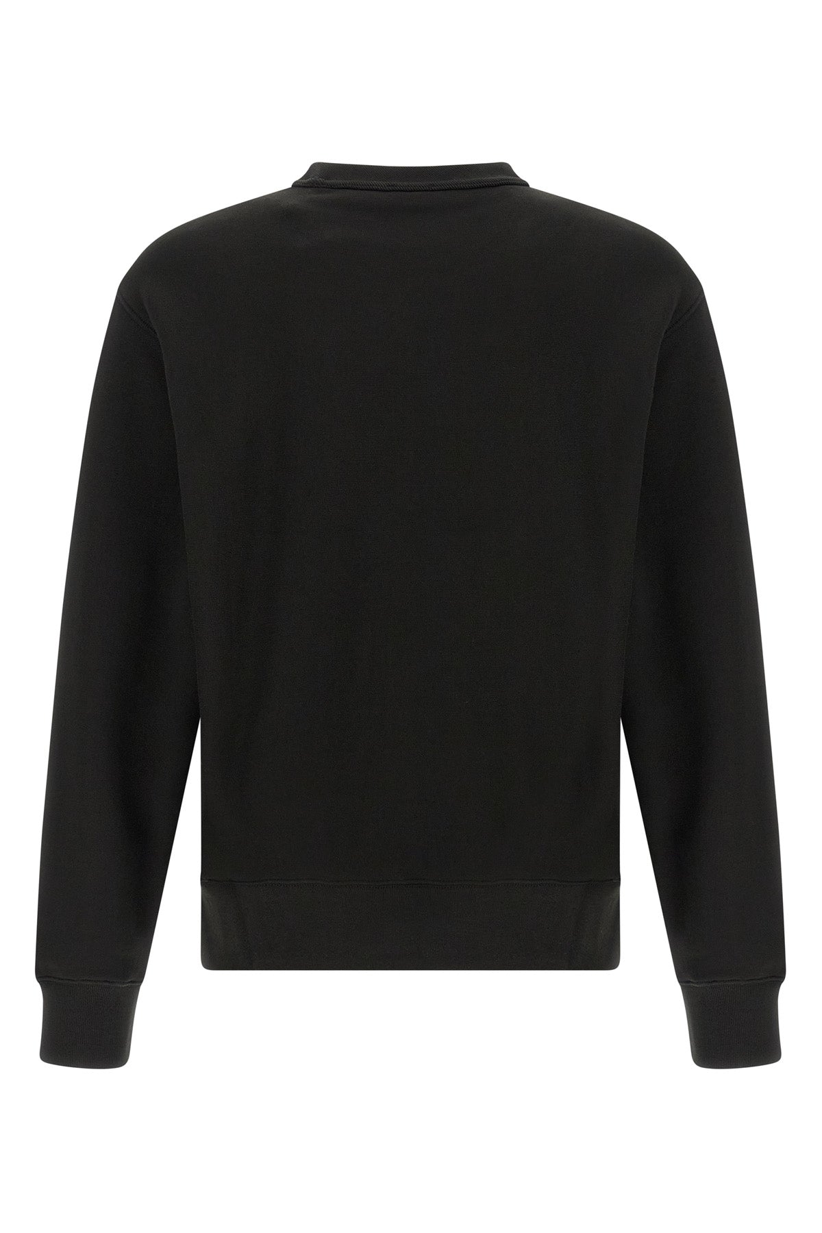 the kenzo sweatshirt in unbrushed cotton sweatshirt features a classic silhouett