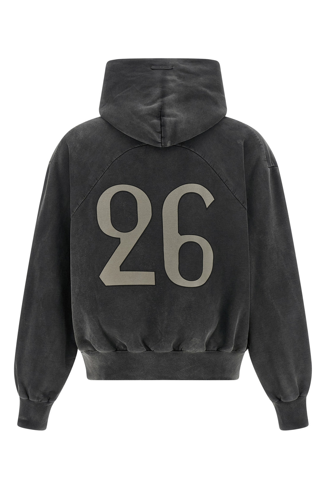 FEAR OF GOD L 26 hoodie in heavy used-effect cotton fleece finished