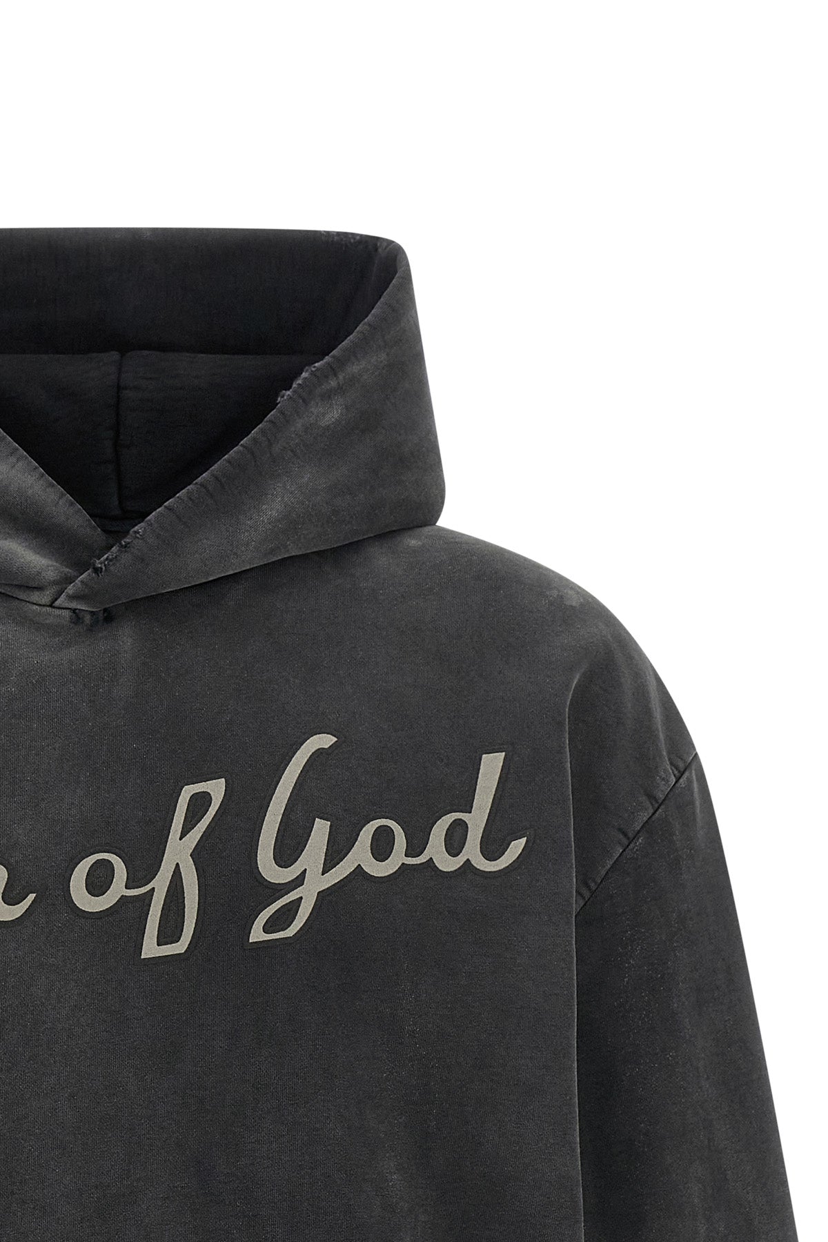 26 hoodie in heavy used-effect cotton fleece finished