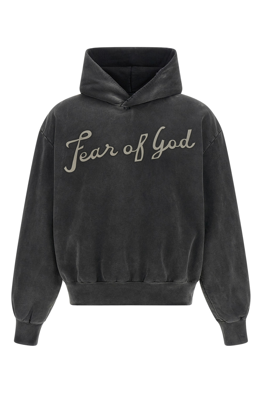 FEAR OF GOD L 26 hoodie in heavy used-effect cotton fleece finished