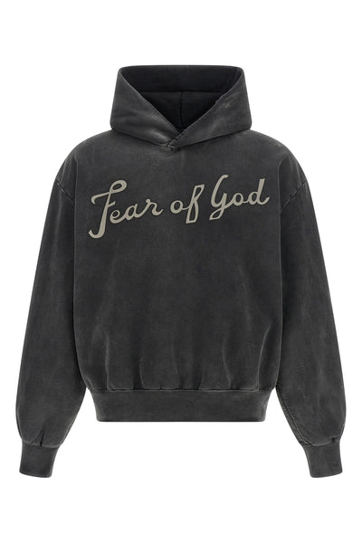 26 hoodie in heavy used-effect cotton fleece finished