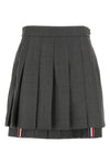 thom brown pleated wool skirt