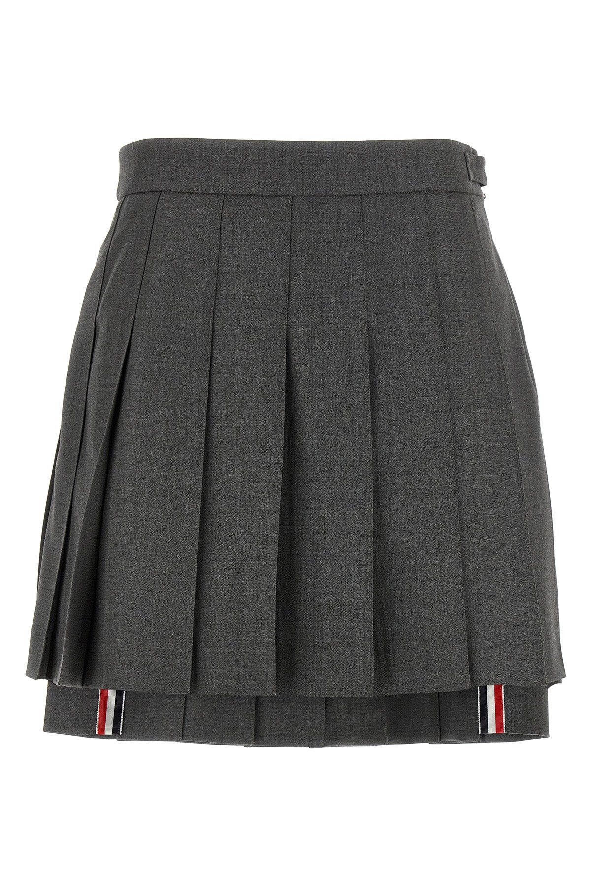 thom brown pleated wool skirt