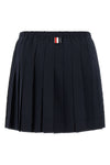 seersucker striped wool mini skirt