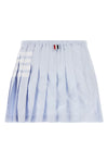 the thom browne pleated mini skirt