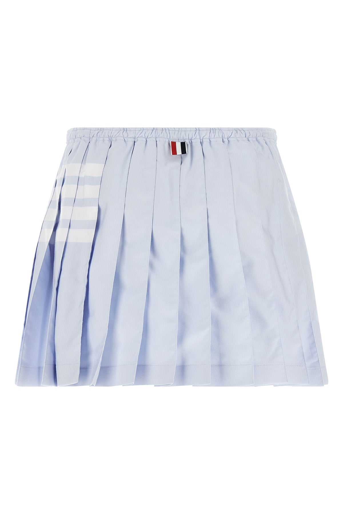 the thom browne pleated mini skirt