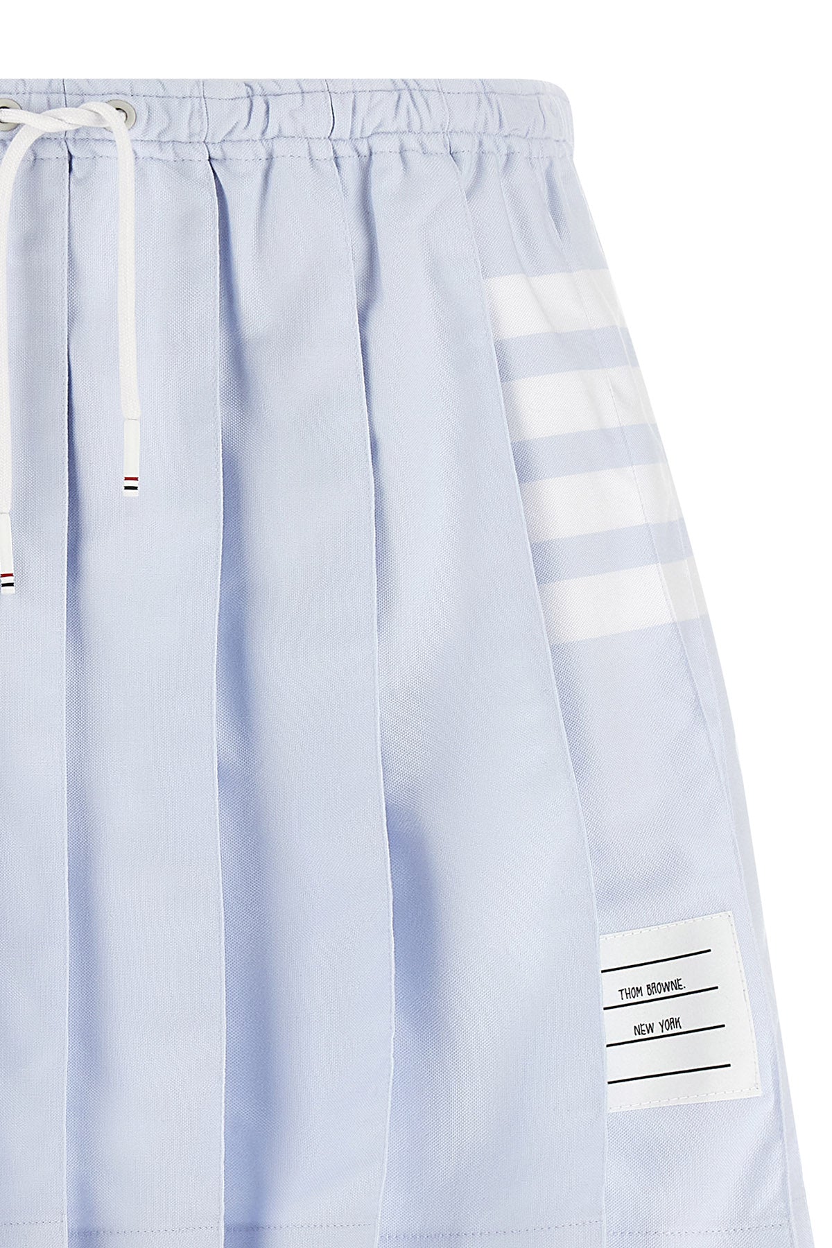 the thom browne pleated mini skirt