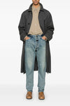 classic 5 pocket straight jeans in cotton denim