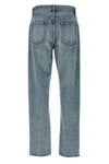 classic 5 pocket straight jeans in cotton denim