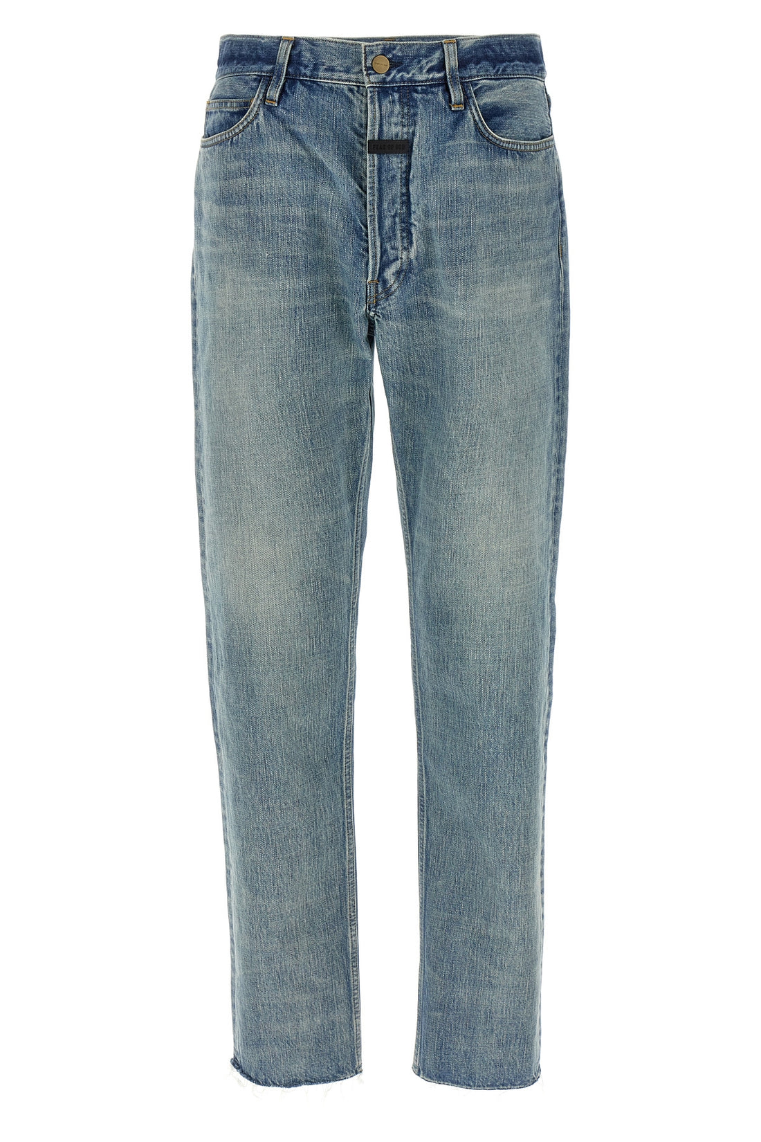 FEAR OF GOD 31 classic 5 pocket straight jeans in cotton denim