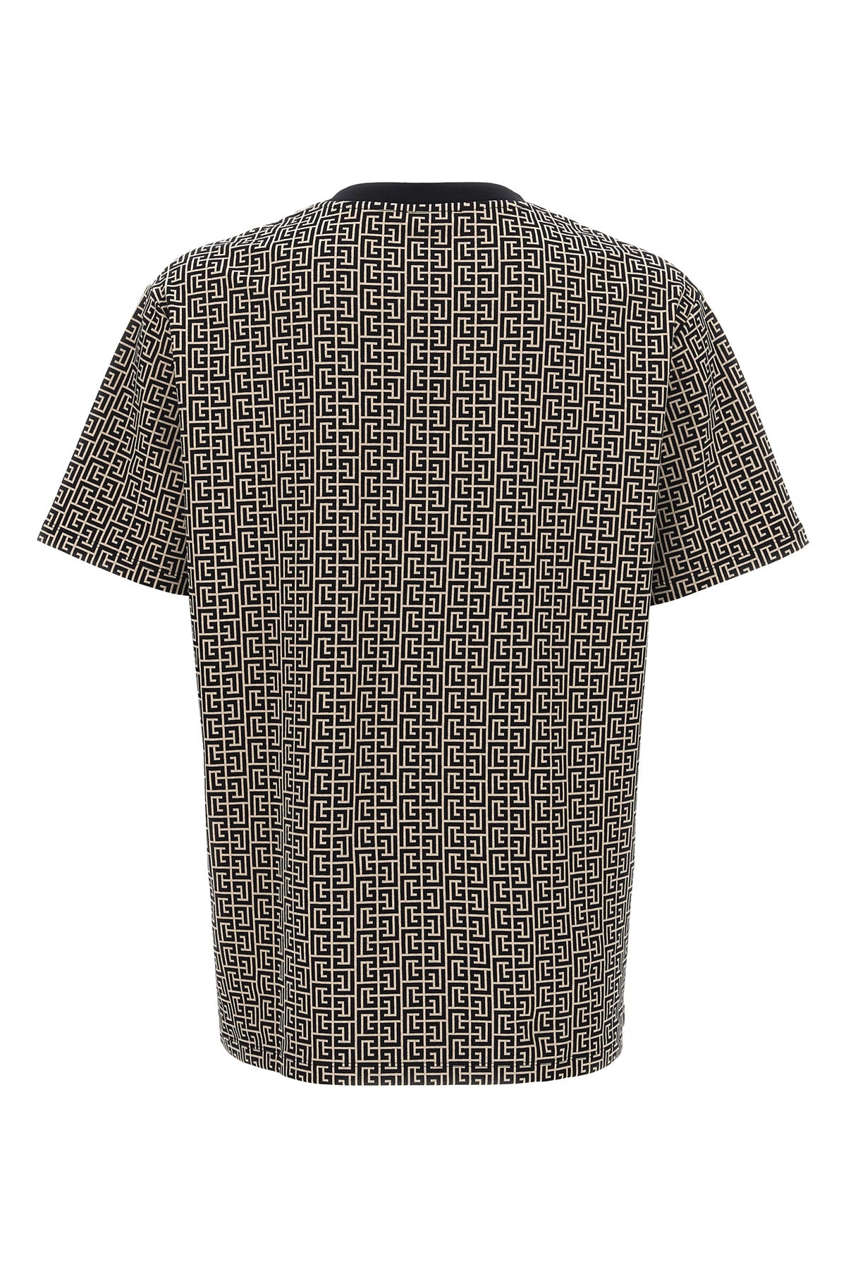 monogram couture cotton jersey crew neck t-shirt