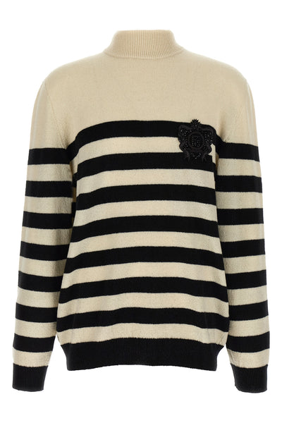 marinière striped wool and cashmere sweater