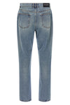 stonewashed cotton denim jeans