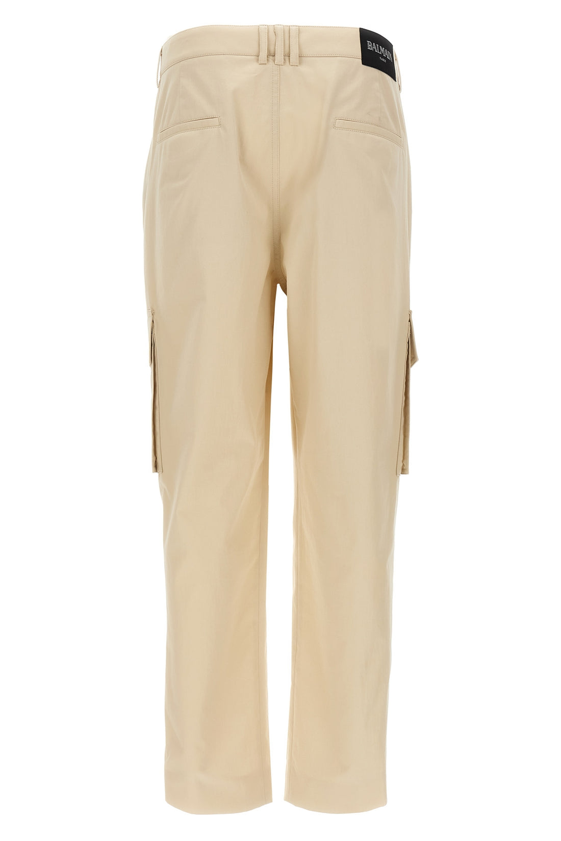 BALMAIN 48 cotton serge pants