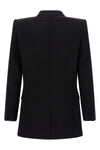 single-breasted hourglass blazer in viscose crêpe
