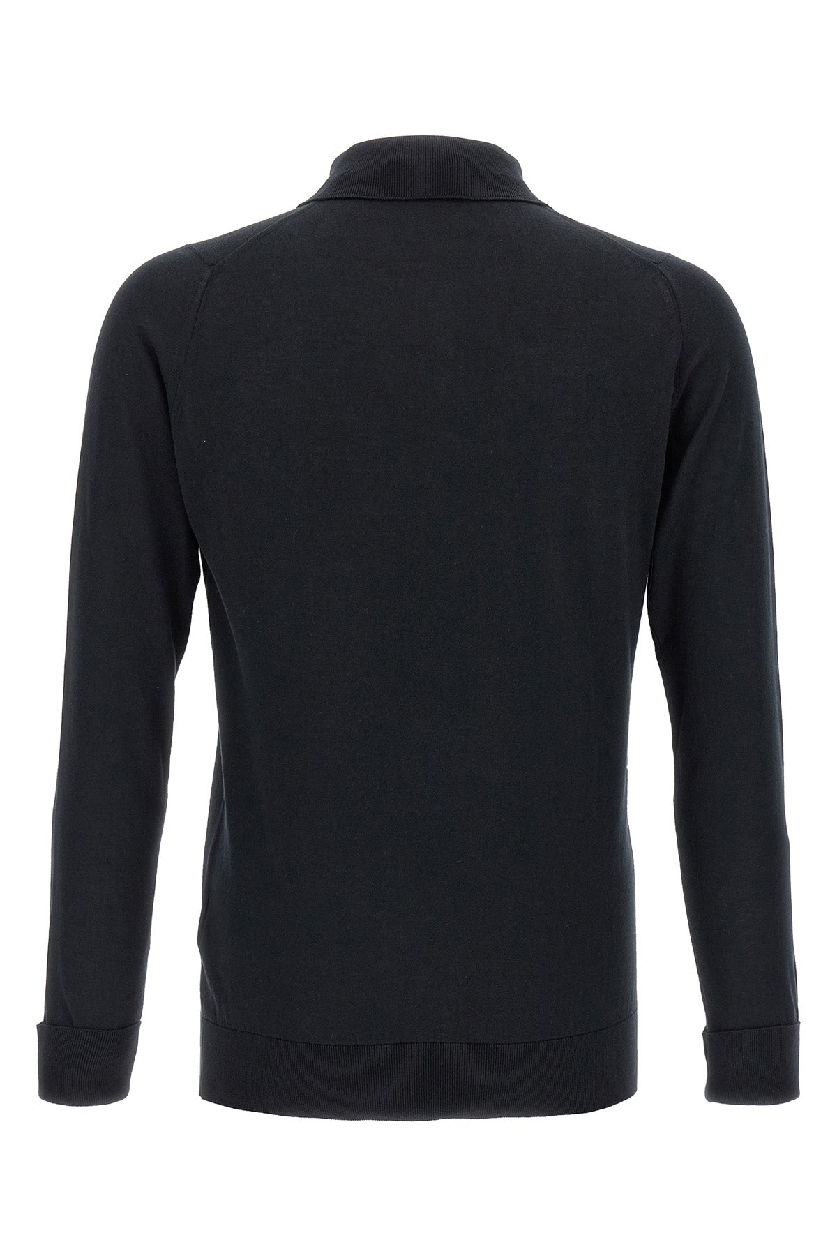 john smedleys sea island finchley fine knit cotton polo shirt (30 gauge)