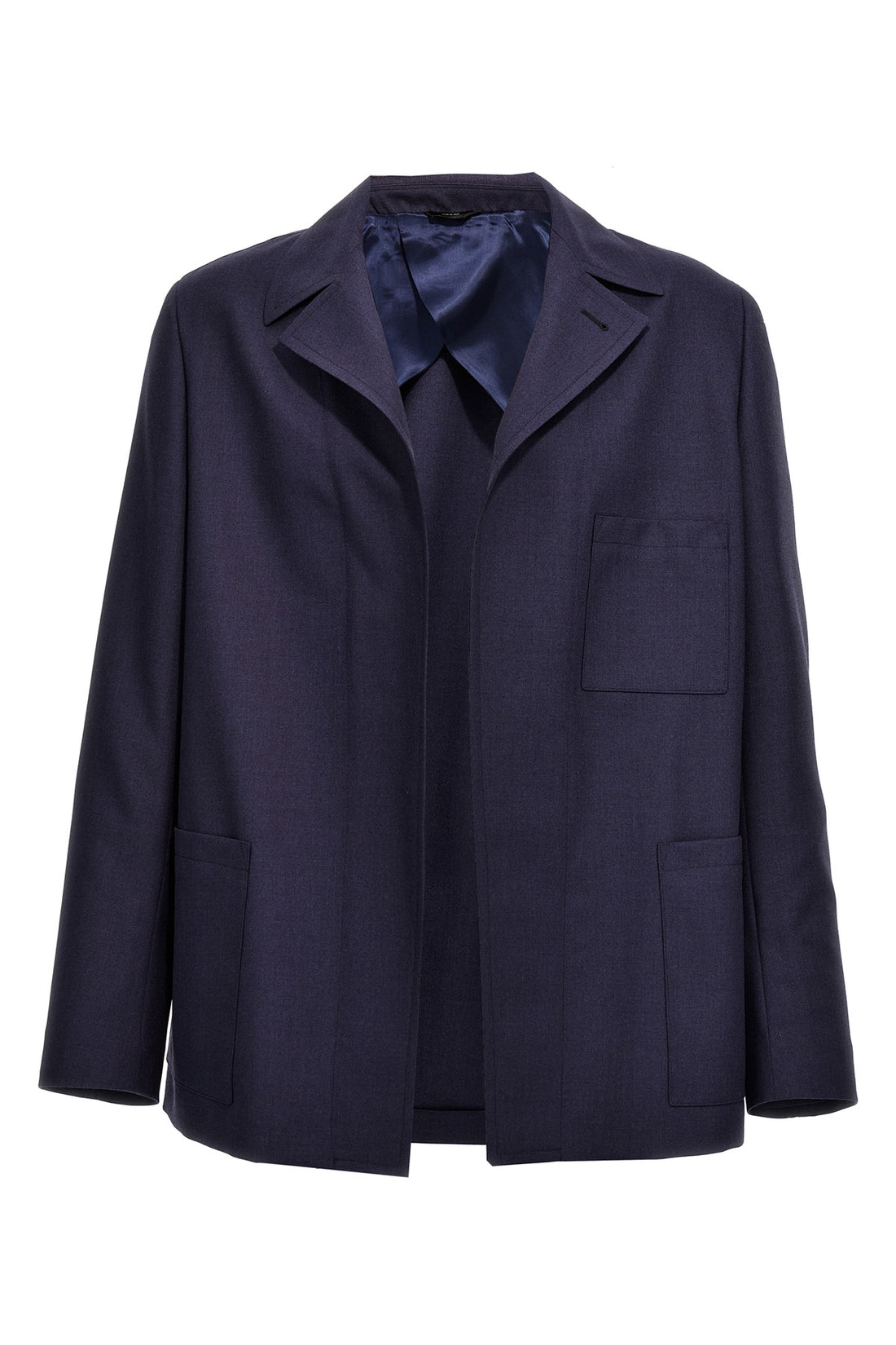 FENDI 50 single-breasted wool jacket