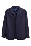 single-breasted wool jacket