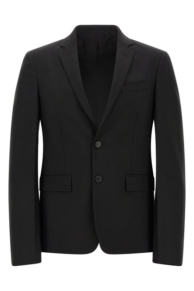the fendi black kid mohair blazer