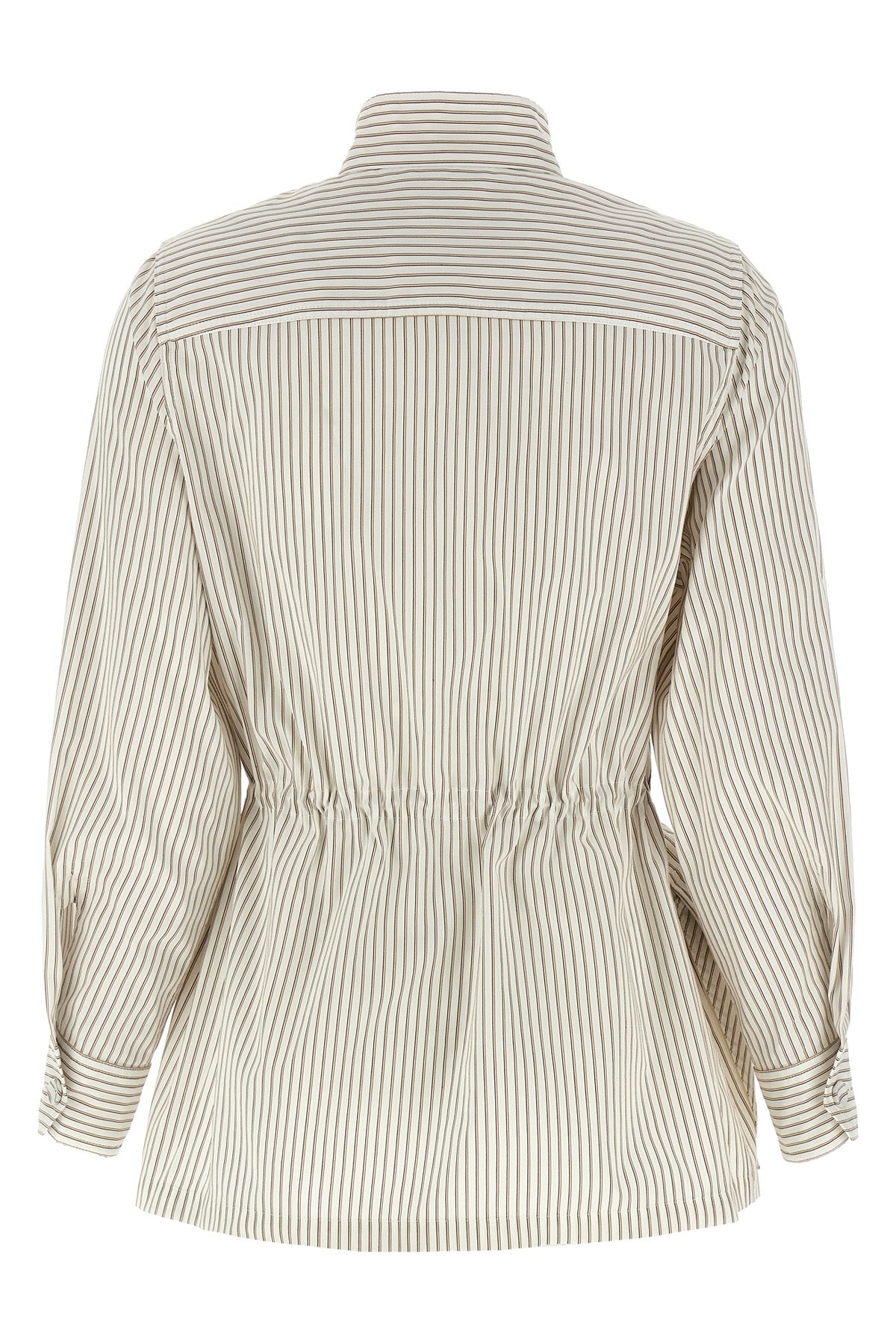 cotton and silk blouson