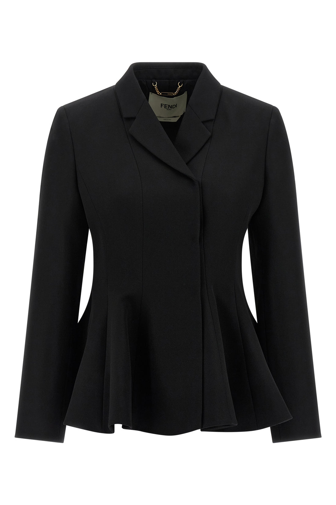 FENDI 38 grain de poudre wool blazer jacket