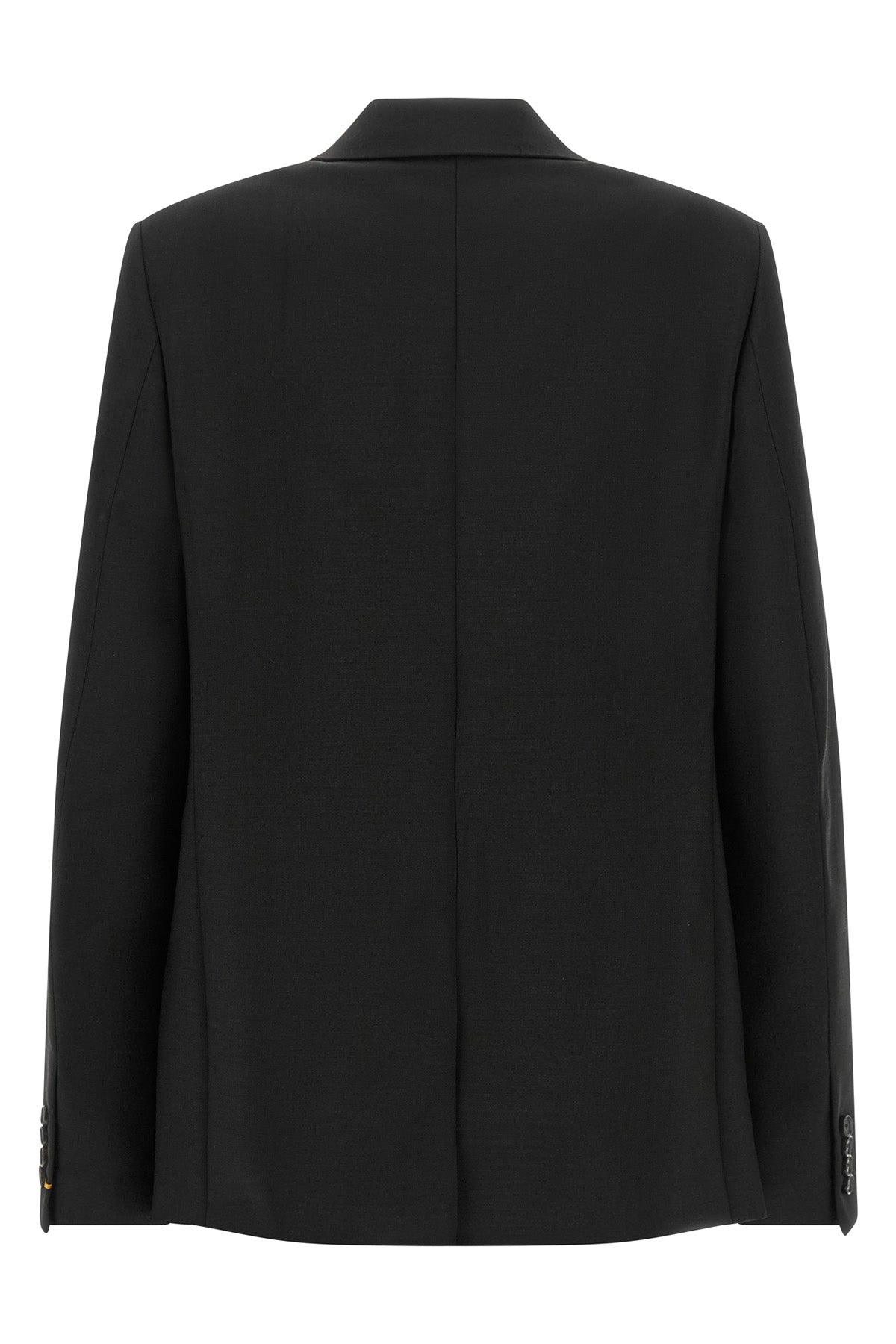 the fendi blazer in kid mohair and virgin wool blend redefines the codes of cont