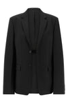 the fendi blazer in kid mohair and virgin wool blend redefines the codes of cont