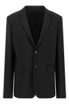 the fendi blazer in kid mohair and virgin wool blend redefines the codes of cont
