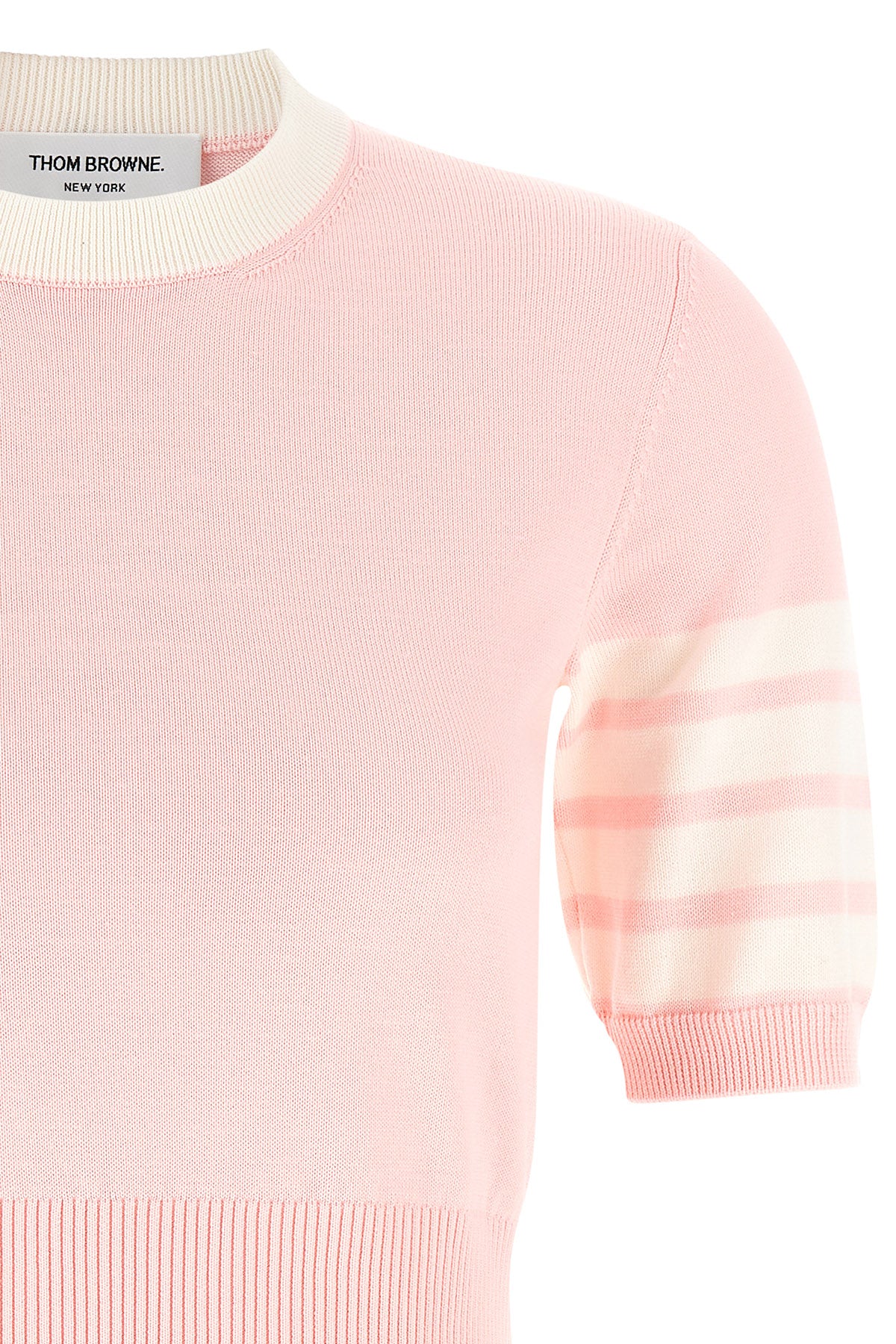 the thom browne pure cotton jersey knit t-shirt sets new standards for luxury ca