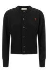 the ami paris crewneck cardigan sets a new standard for everyday knitwear throug