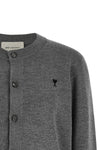the ami paris crew neck cardigan embodies the essence of everyday luxury through