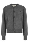 the ami paris crew neck cardigan embodies the essence of everyday luxury through